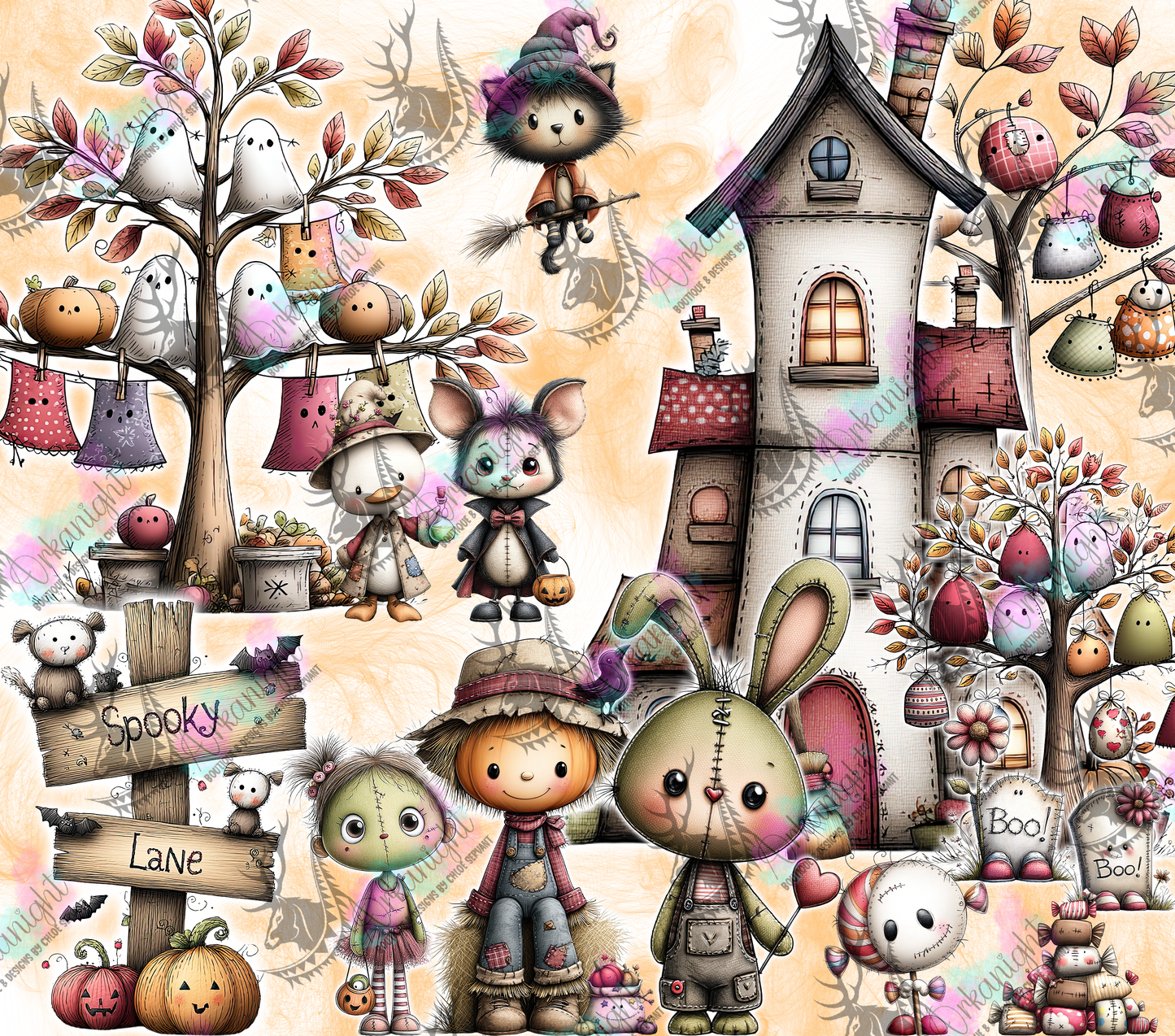 Numérique - Collection Automne & Halloween 2025 Vintage - 01