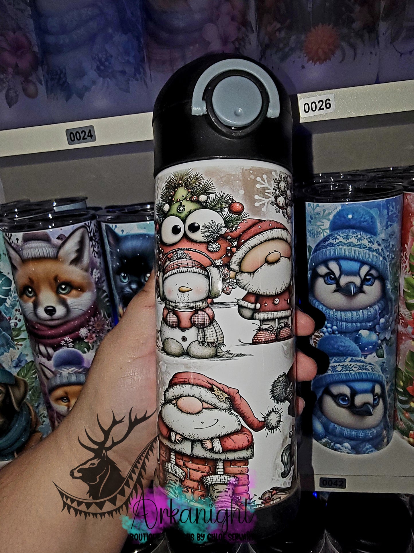 Gourde pour enfant - Sur Commande - Noël Vintage