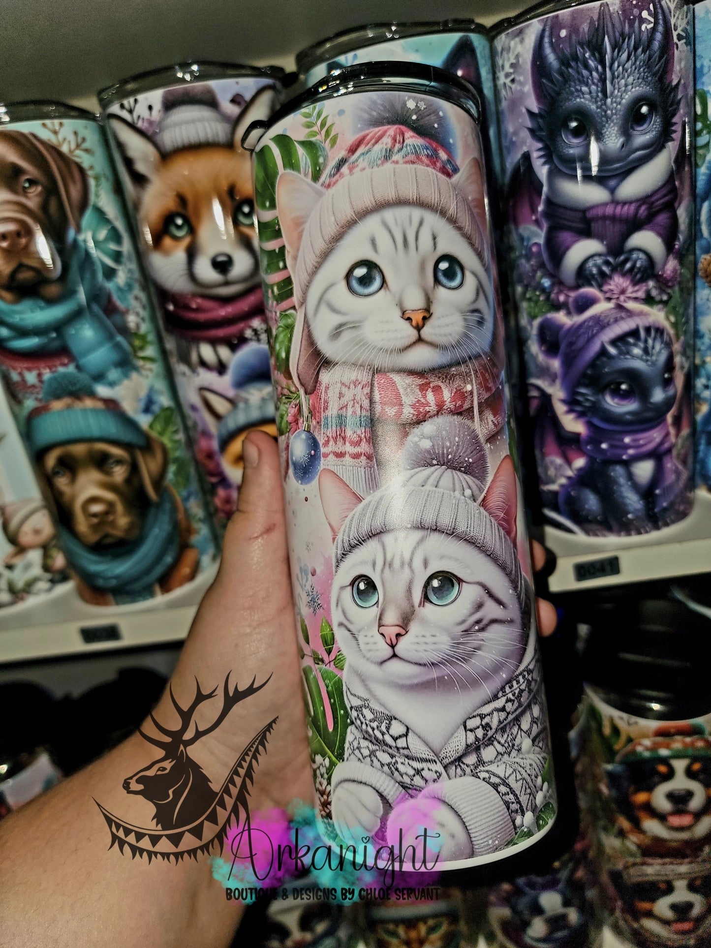 Numérique - Collection Hiver, Monstera & Chats - Bengal Snow