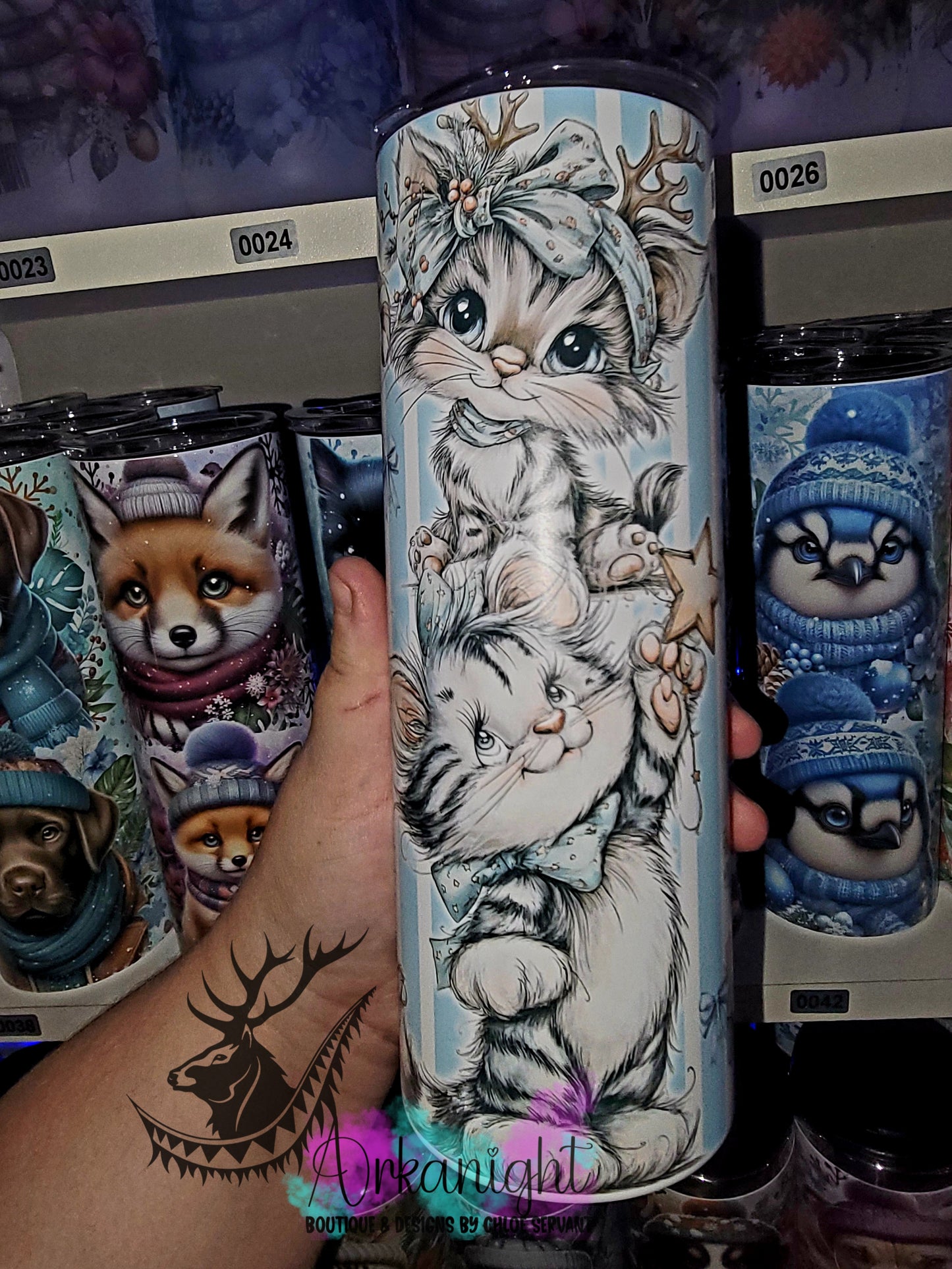 Numérique - Collection Hiver & Noël 2025 Vintage - Chatons Festifs