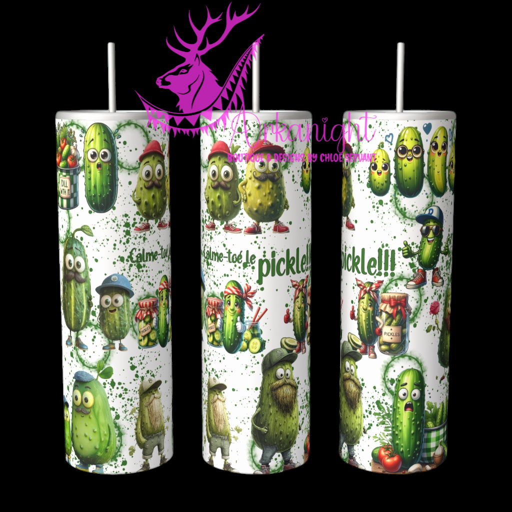 Gourde sur commande - Autumn 2024 - Calme-toé le Pickel - Version Masculine - Vert