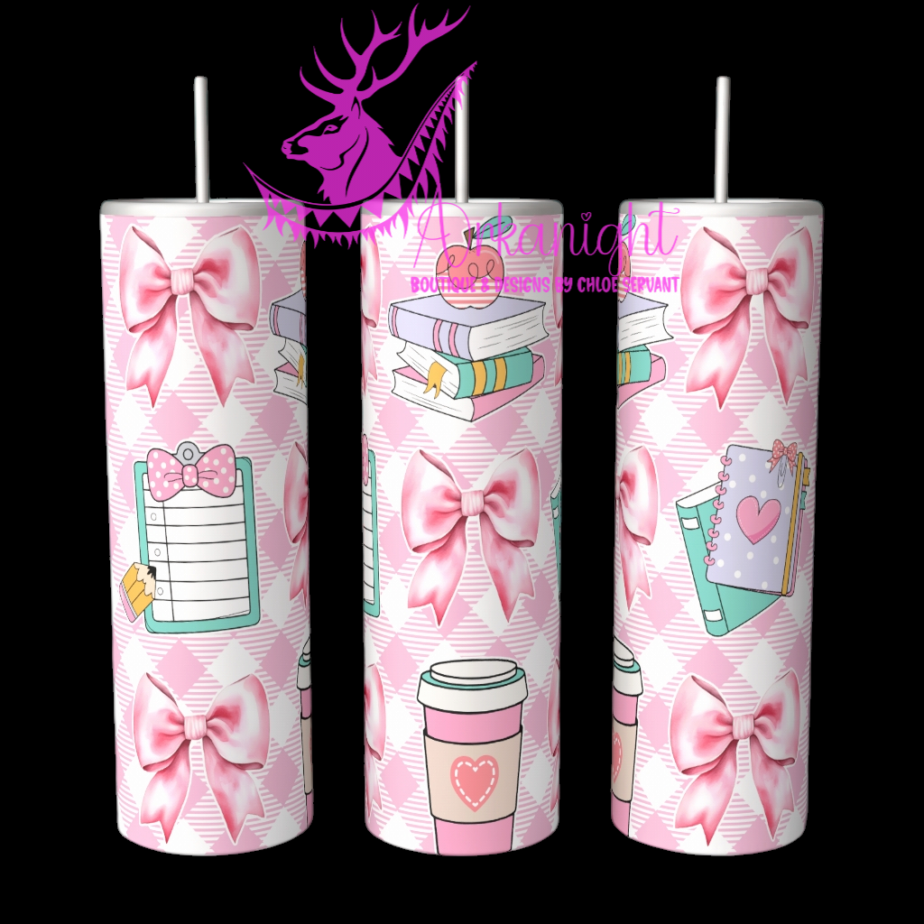 Gourde sur commande - Autumn 2024 - Back to School - Pink