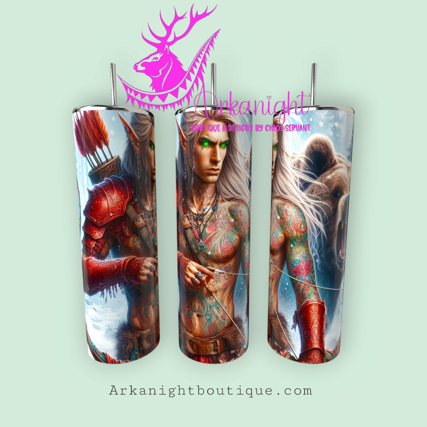 Gourde sur commande - Collection Elfiques - 17