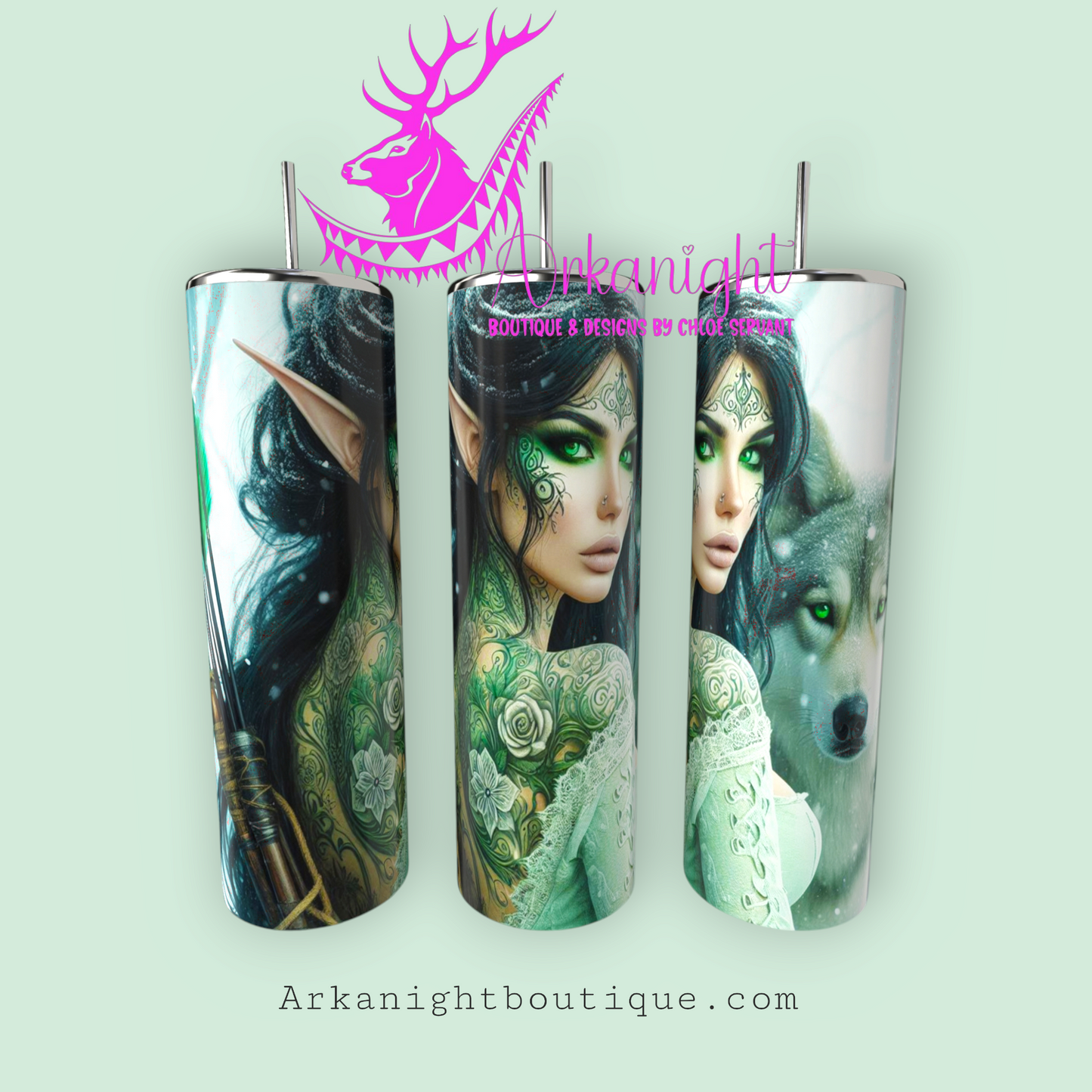 Gourde sur commande - Collection Elfiques - 15