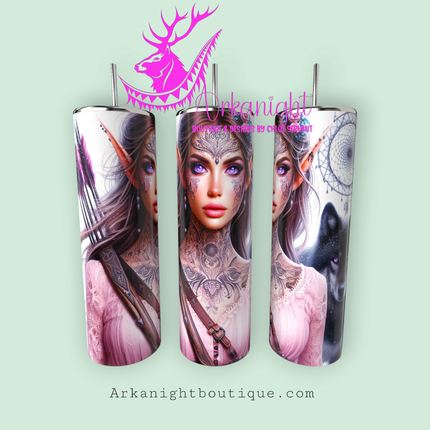 Gourde sur commande - Collection Elfiques - 14