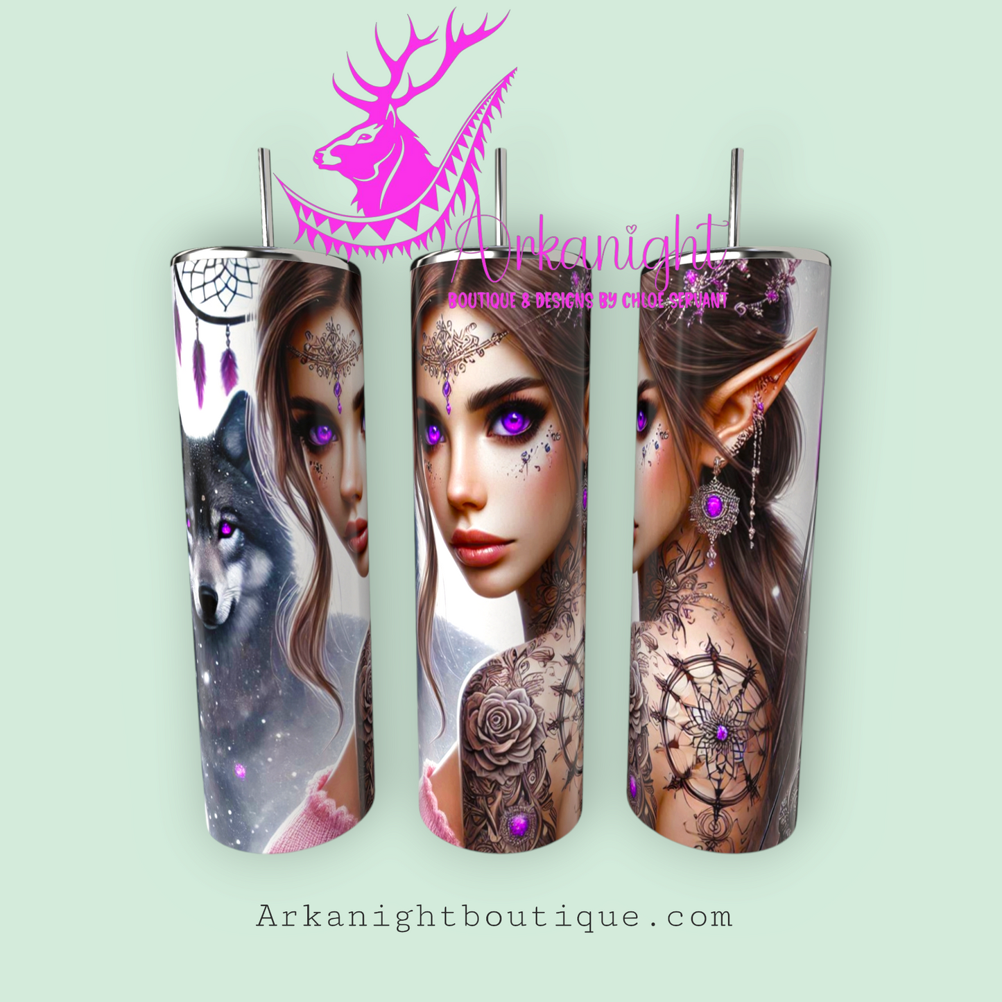 Gourde sur commande - Collection Elfiques - 11