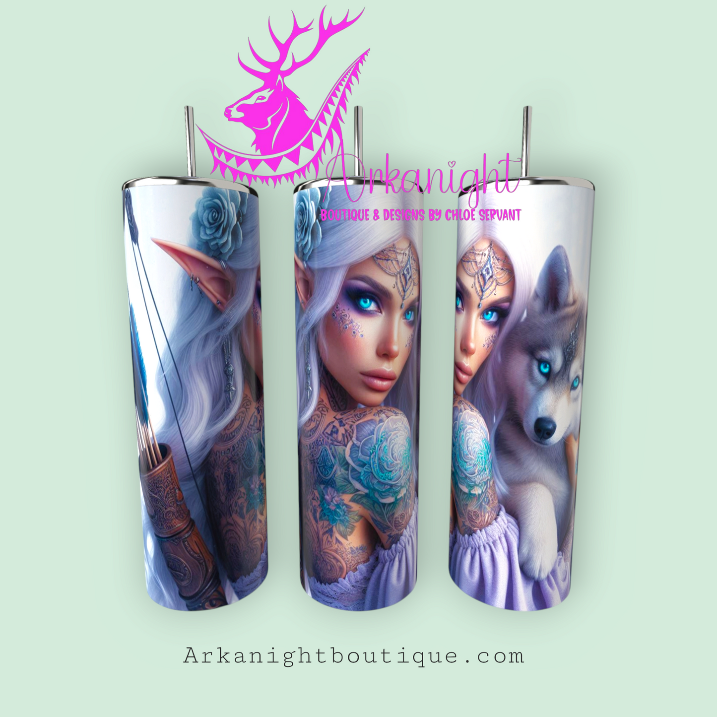 Gourde sur commande - Collection Elfiques - 06