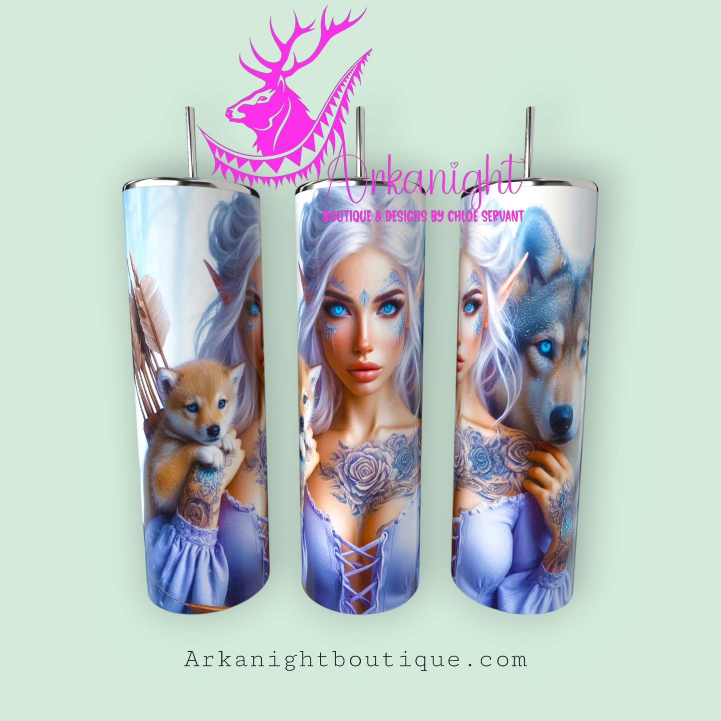 Gourde sur commande - Collection Elfiques - 04