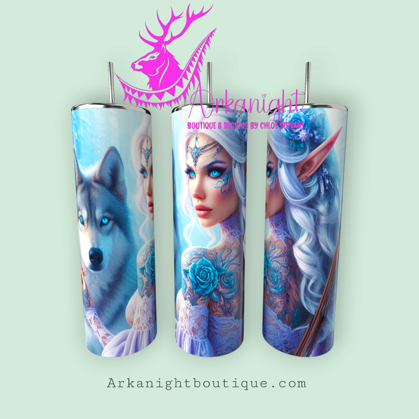 Gourde sur commande - Collection Elfiques - 02