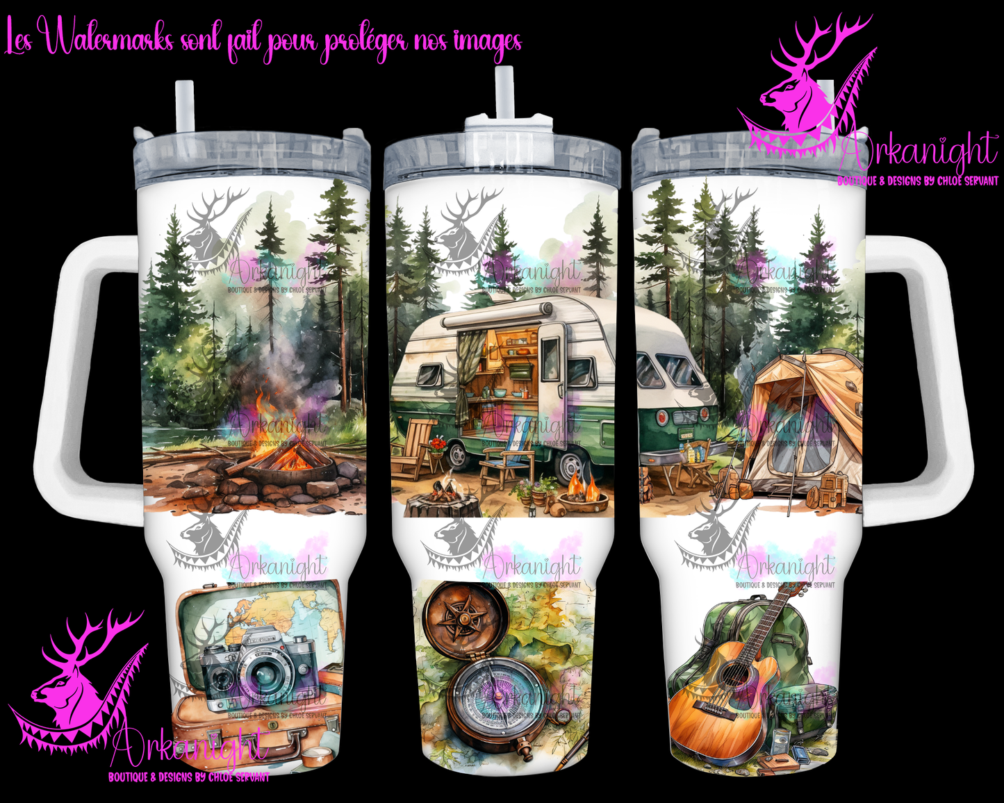 Gourde 40 oz sur commande - Camping
