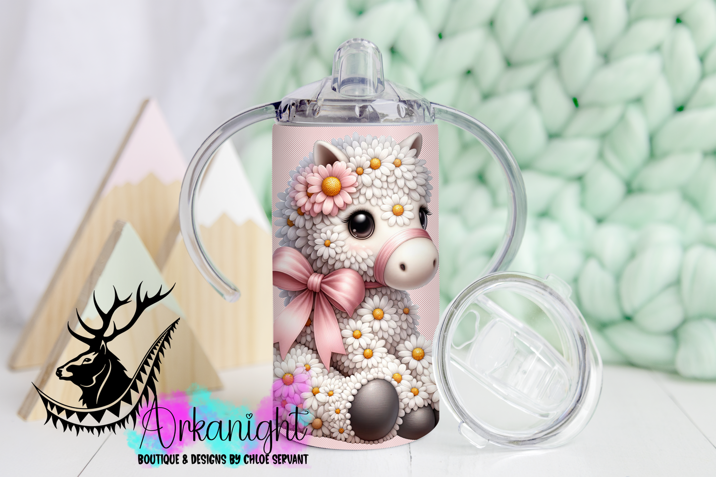 Gourde - Biberon Évolutif sur commande - Daisies Animals