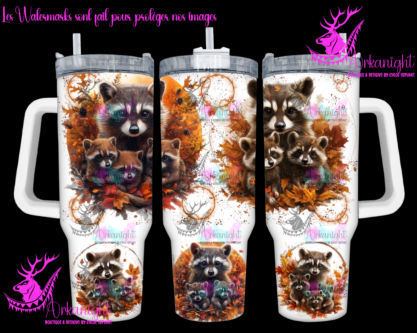 Numérique 40 oz - Autumn 2024 - Racoon