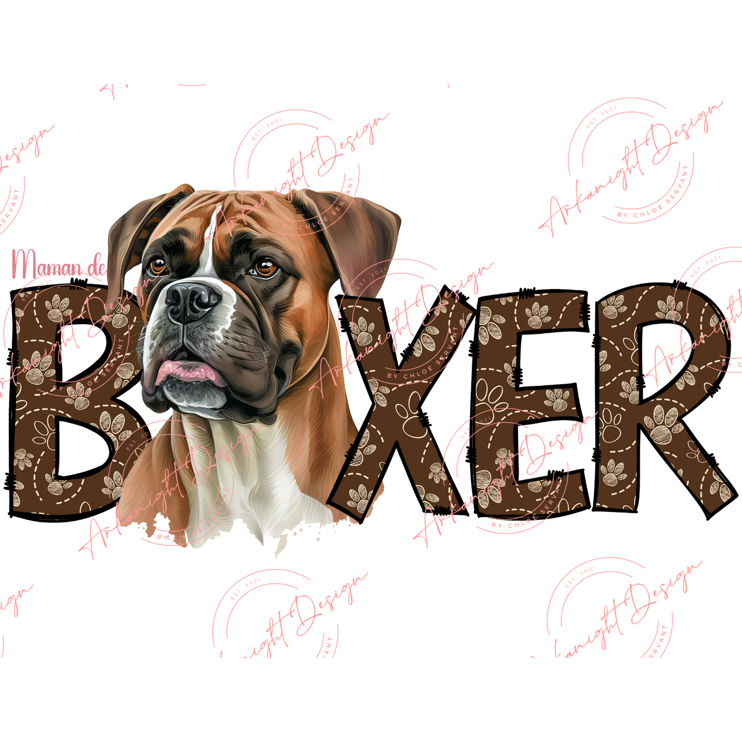 Maman de boxer