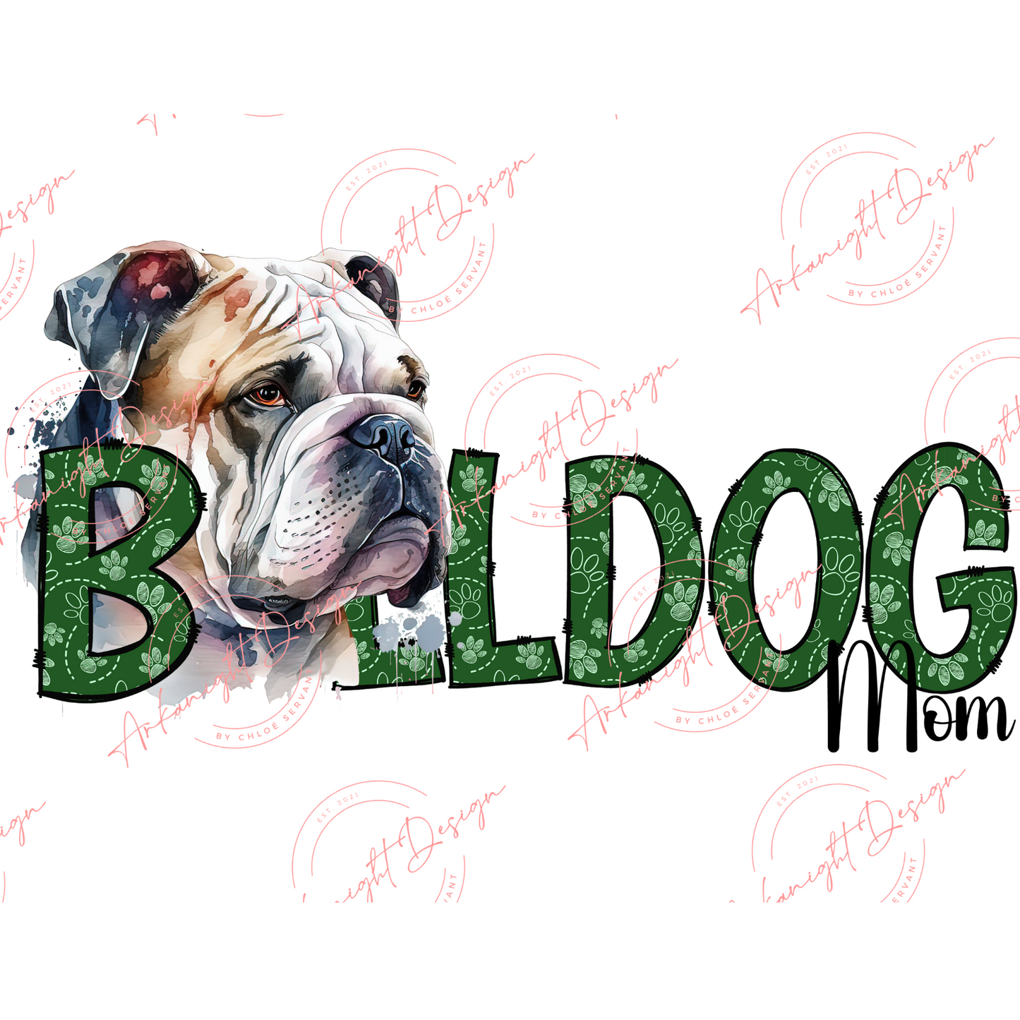 Bulldog mom
