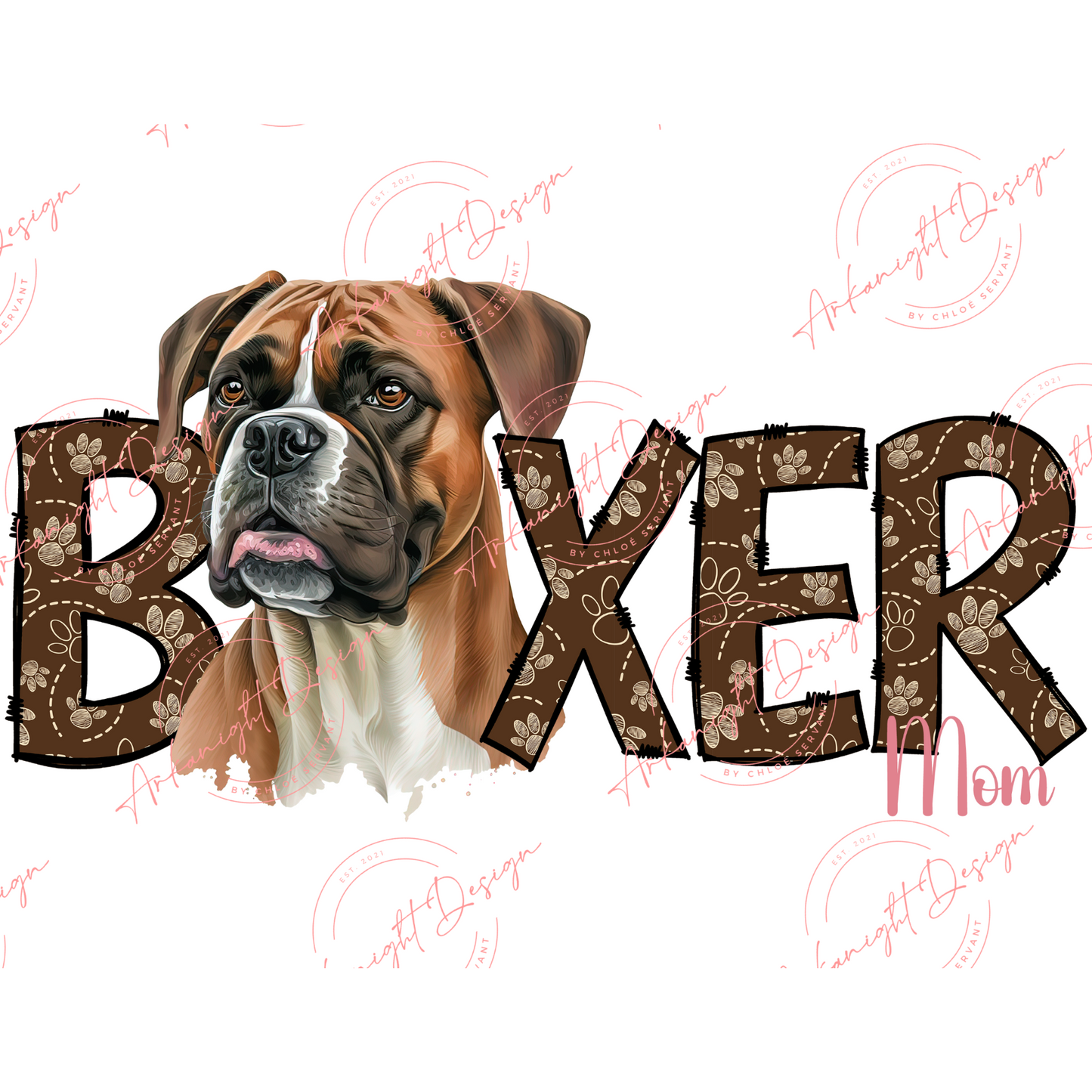 Boxer mom