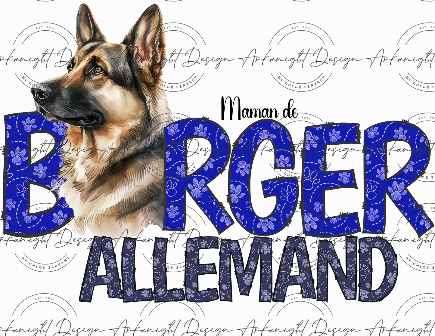 Maman de Berger Allemand