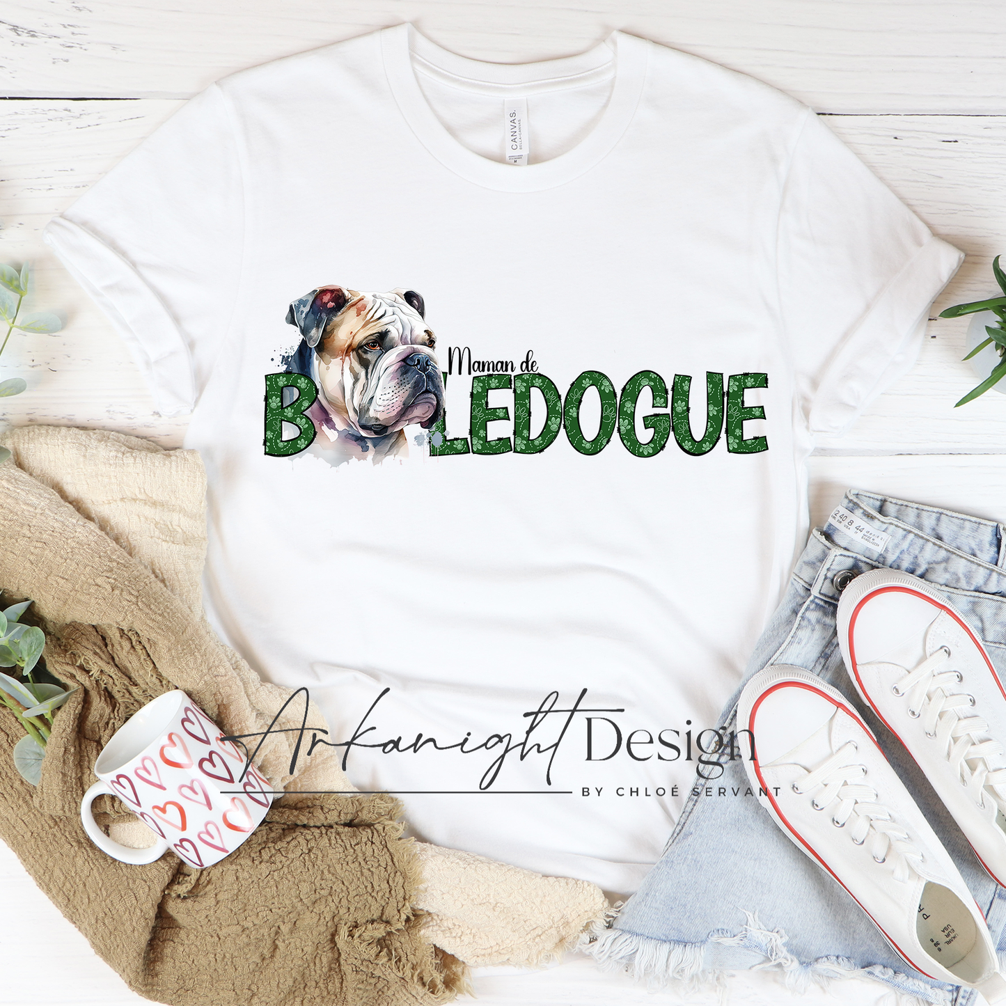 Maman de bouledogue