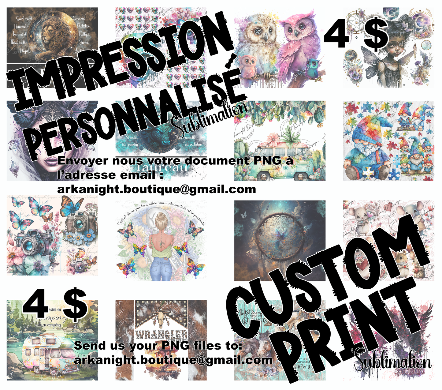Impression Personnalisé - Custom Print