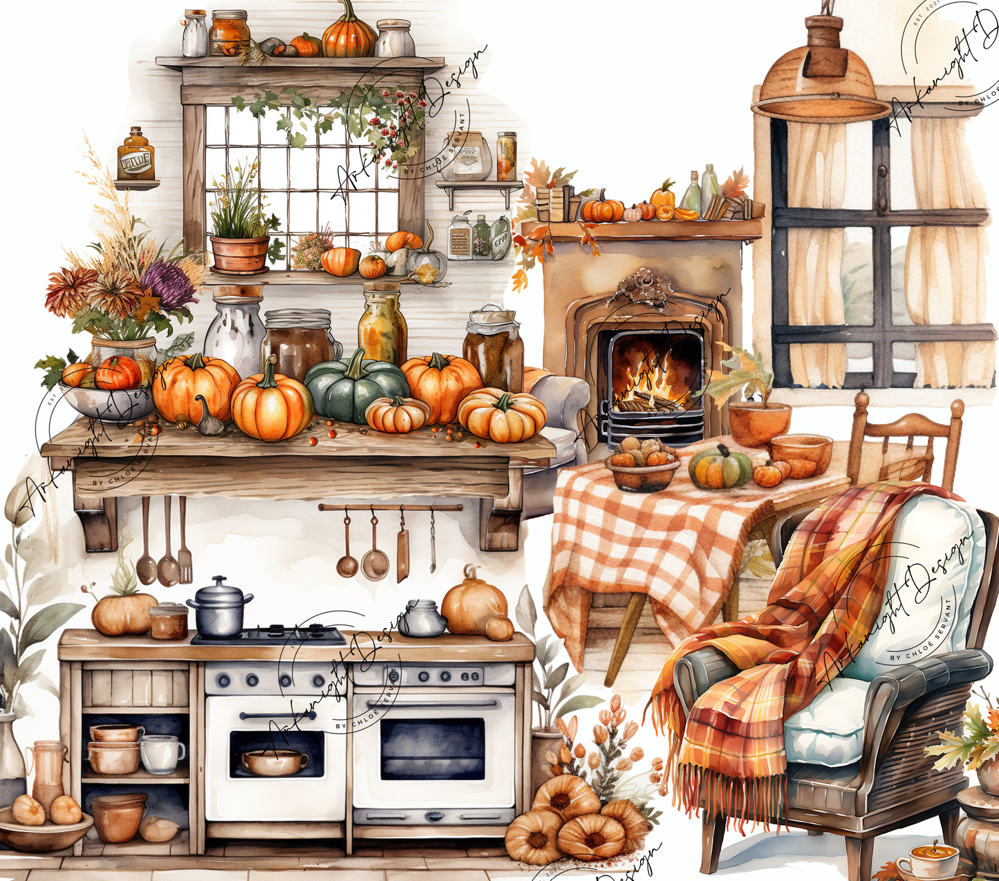 Autumn Boho Kitchen