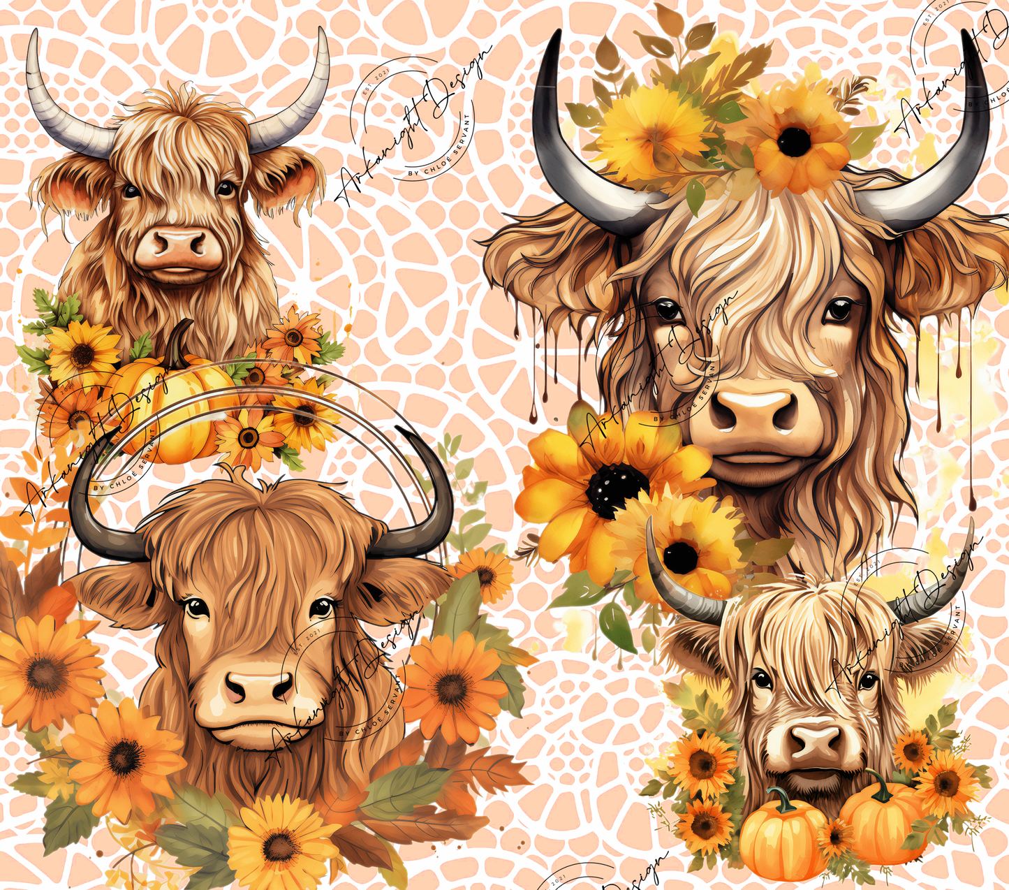 Fall England Cow