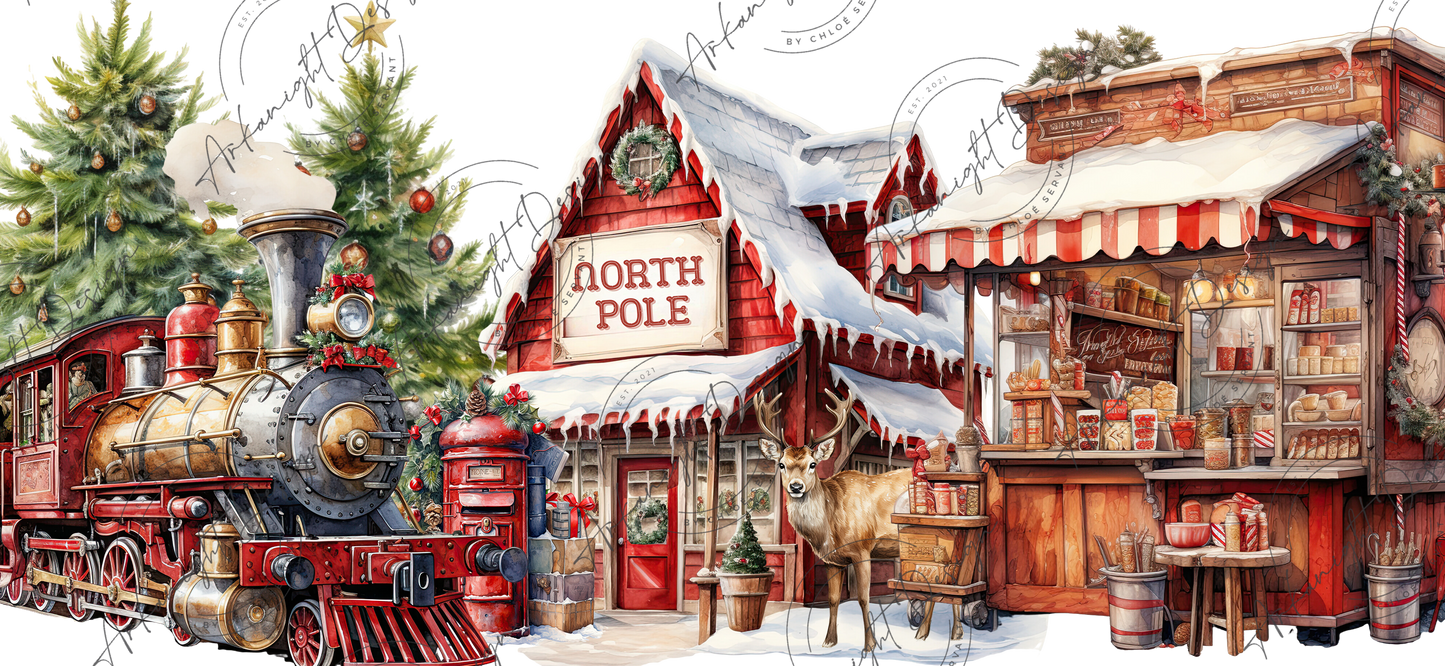 Tablette - Verre Libbey 16oz - North Pole