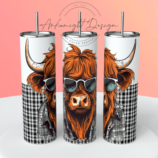 Gourde - Cool Highland Cow