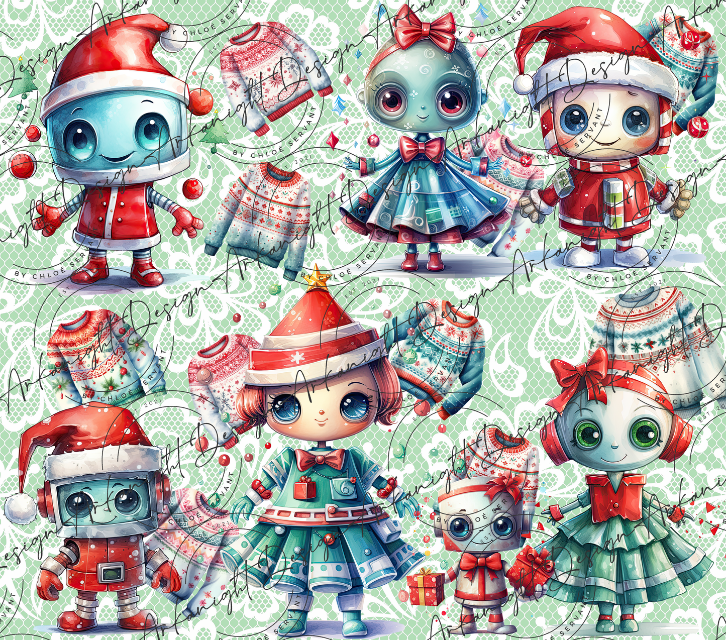 Christmas robots