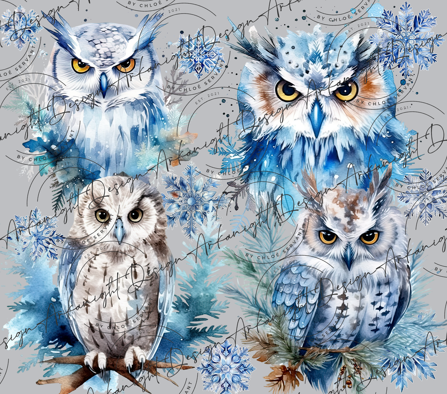 Winter Owls