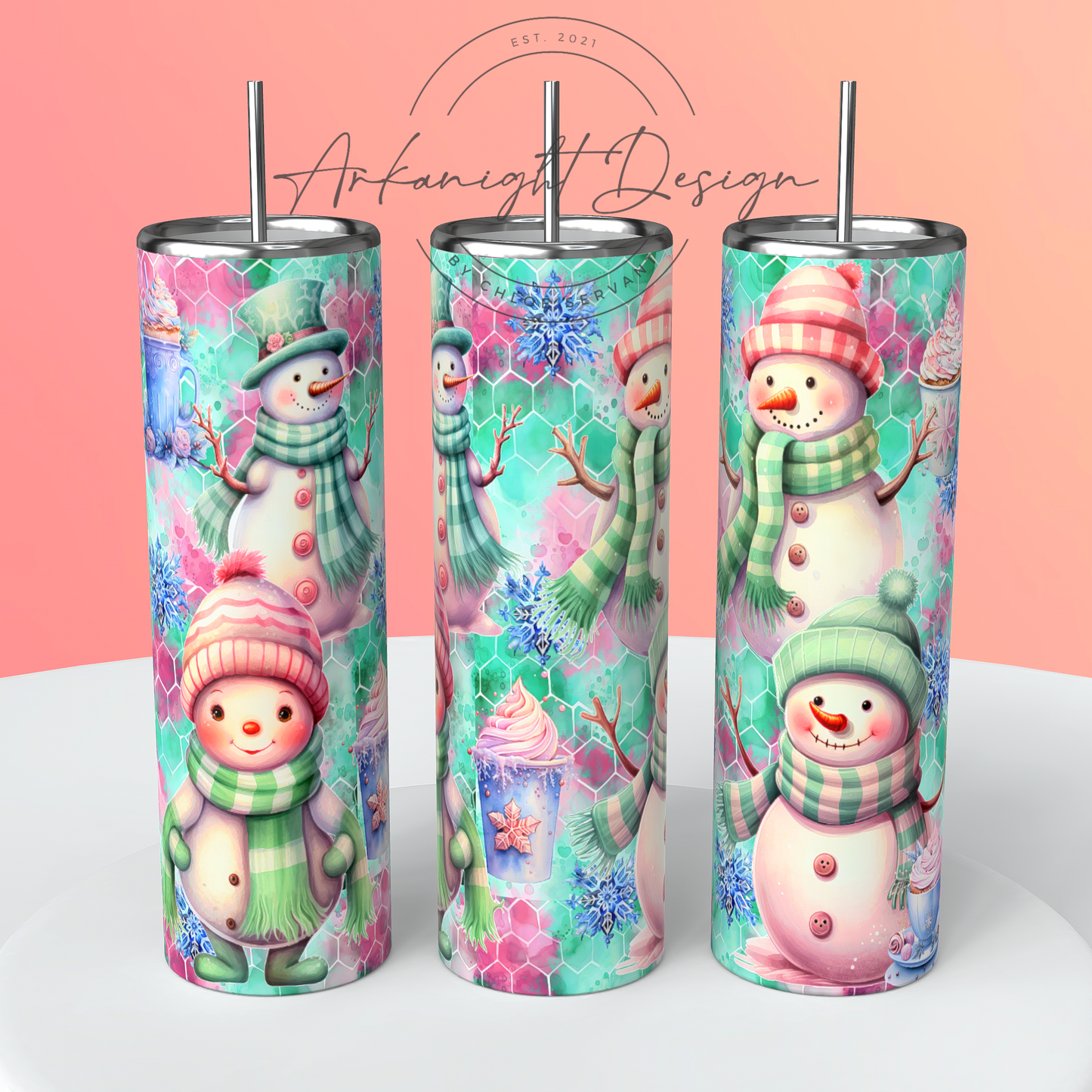 Pastel Snowman