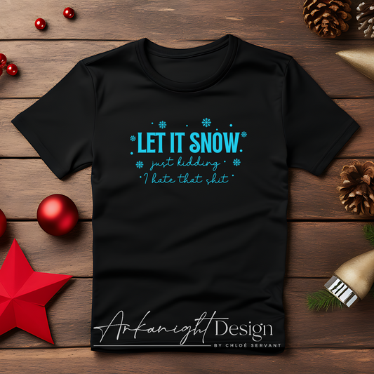 S0032-Screen Print transfers- Let it snow