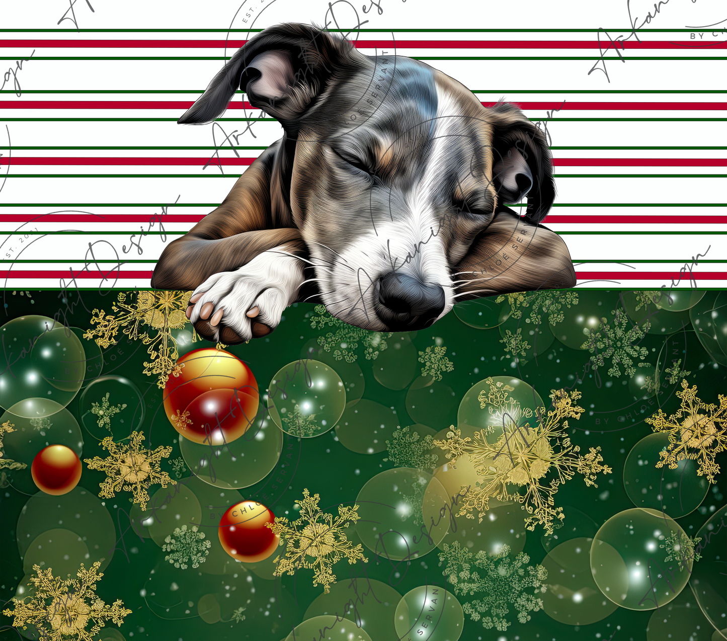 Christmas Dogs - 30 designs for 50 $