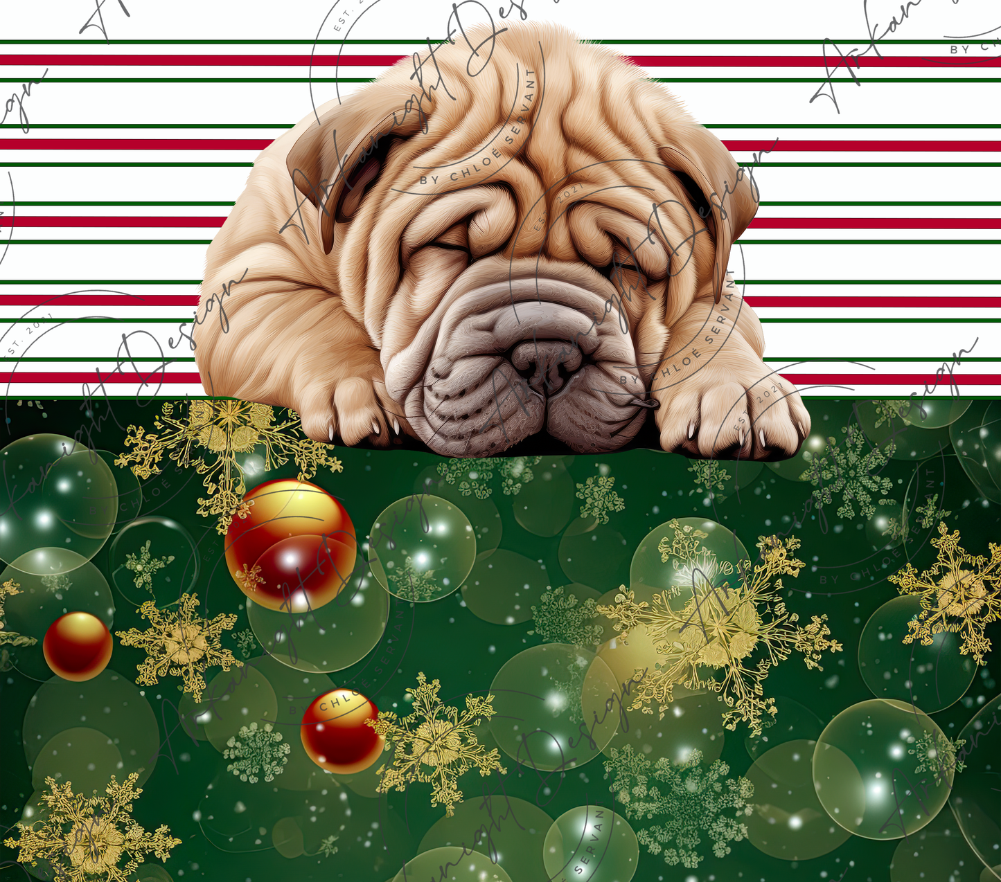 Shar-Pei - Christmas