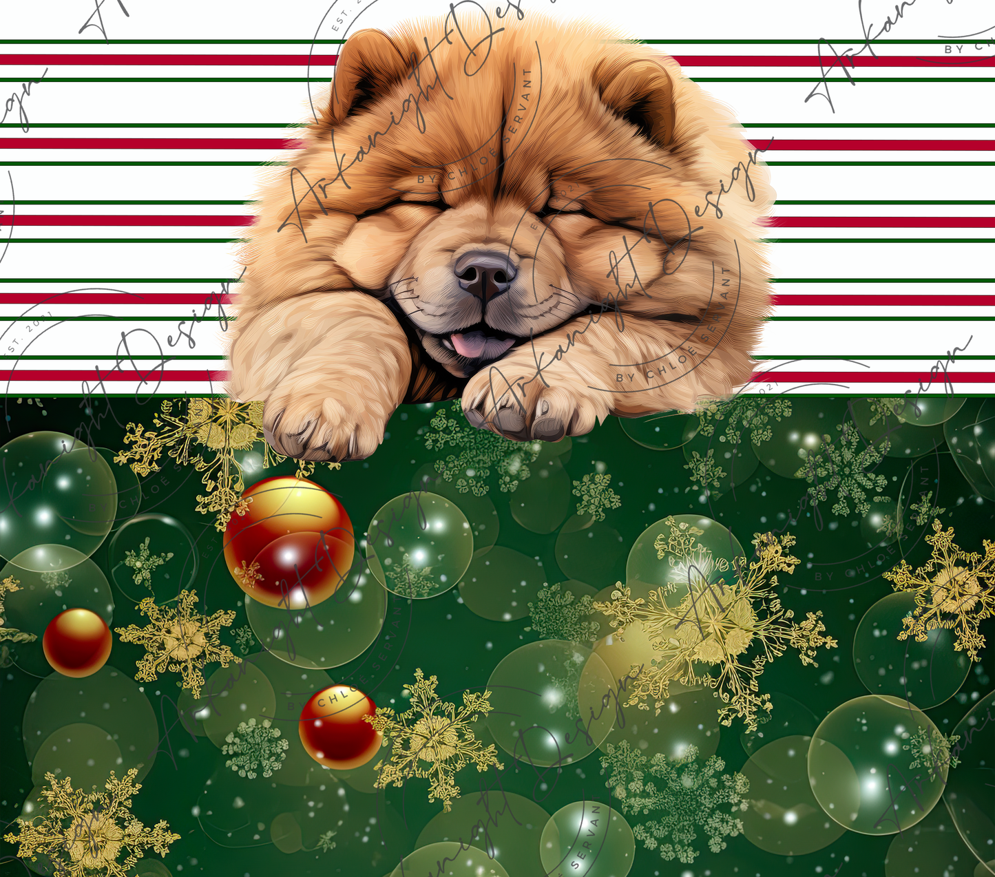 CHOW CHOW - Christmas