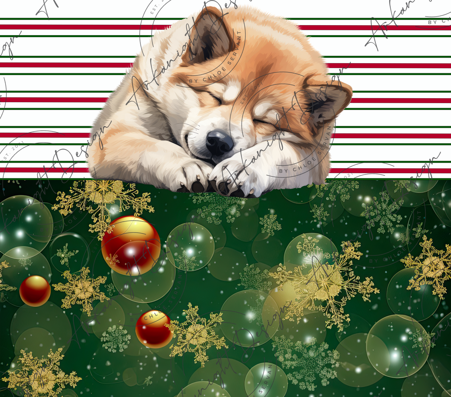 Christmas Dogs - 30 designs for 50 $