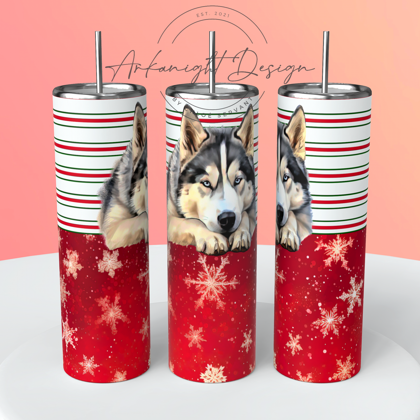 Siberian Husky - Christmas