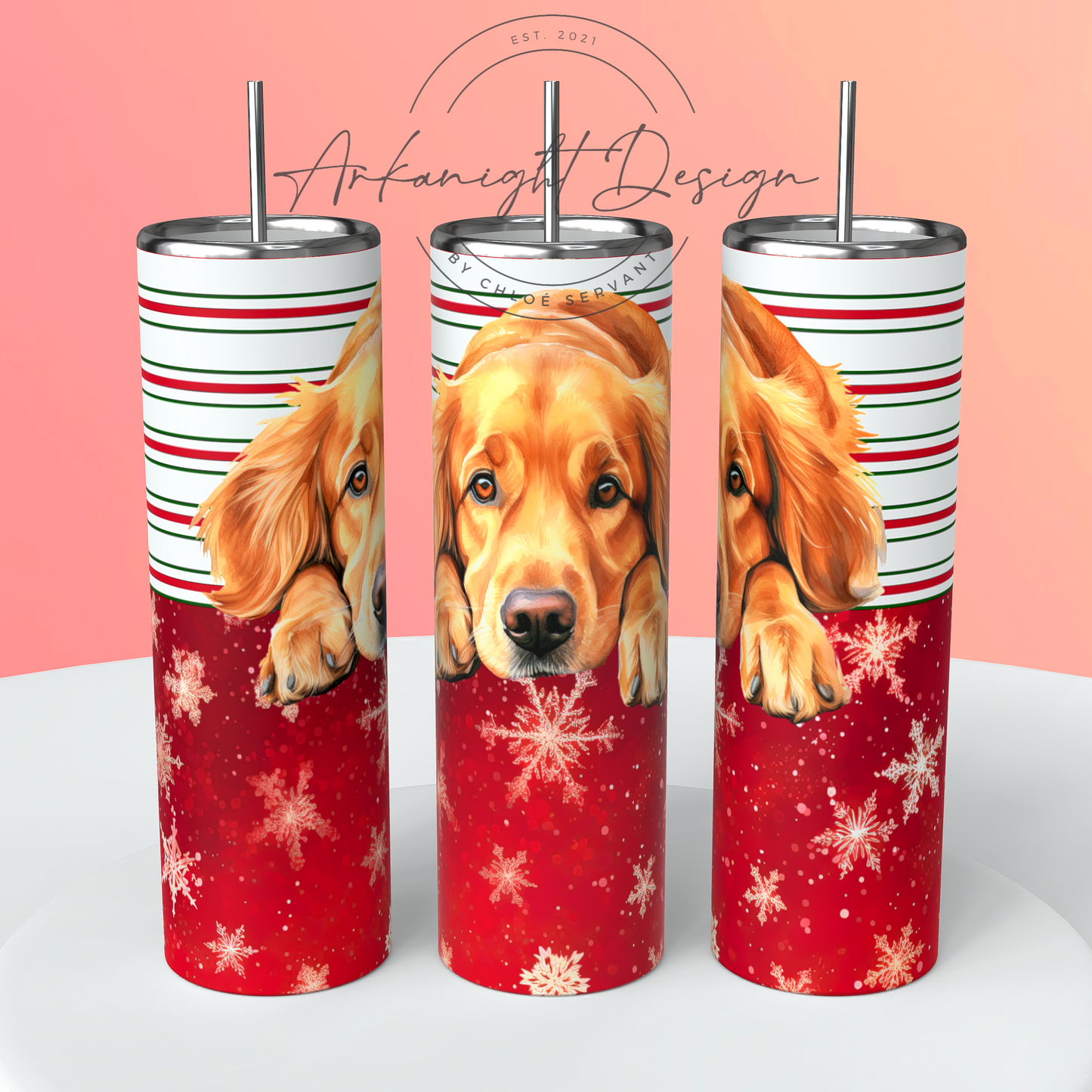 Golden Retriever - Christmas