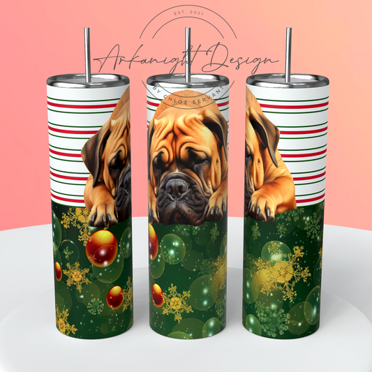 Bull Mastiff - Christmas