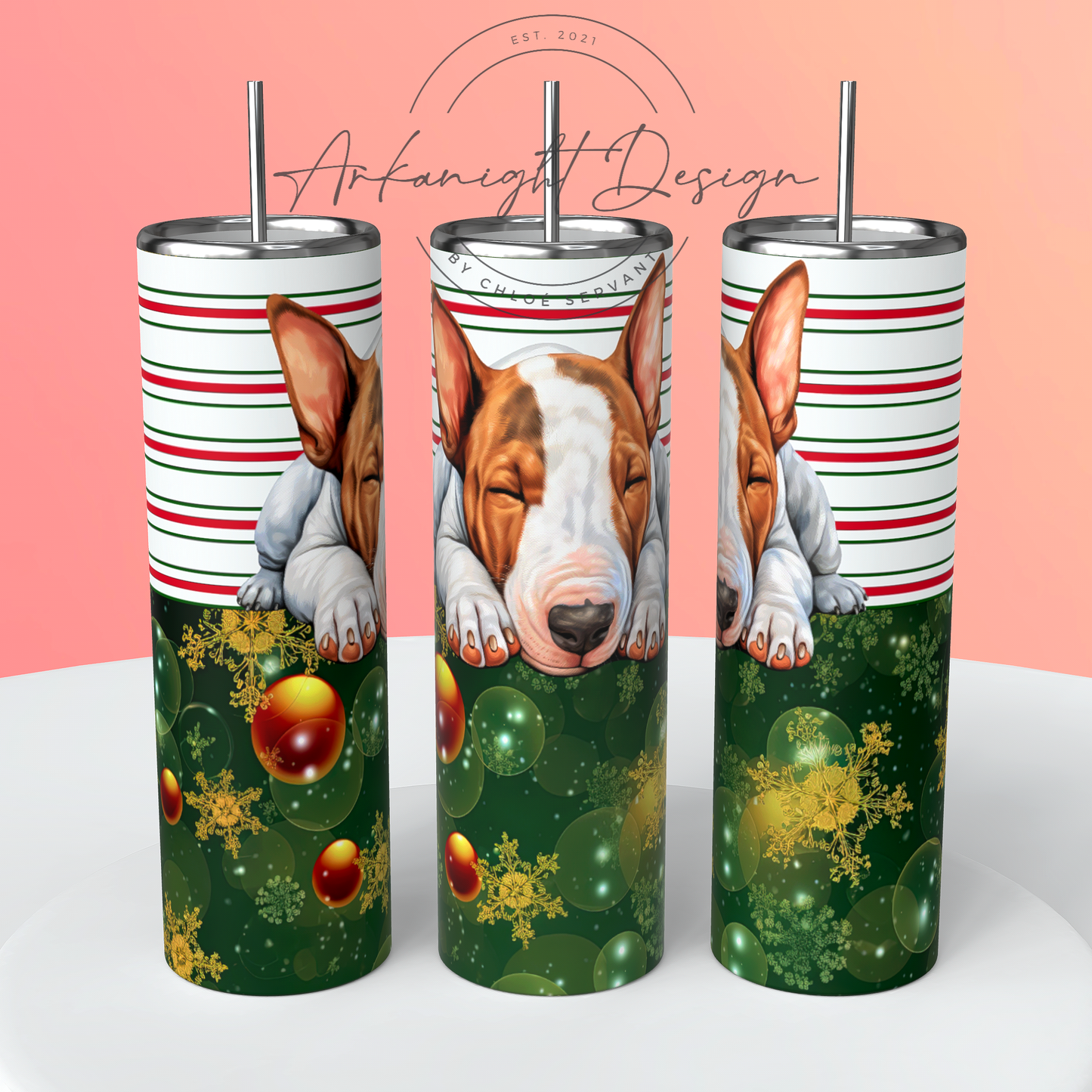 Bull Terrier - Christmas