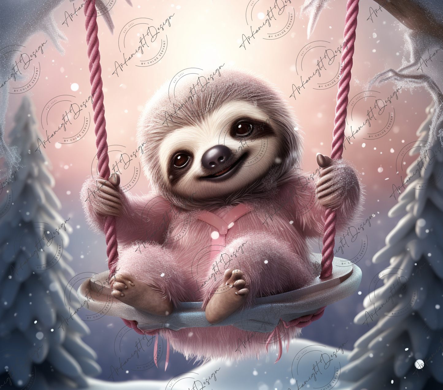 Christmas Sloth - 01