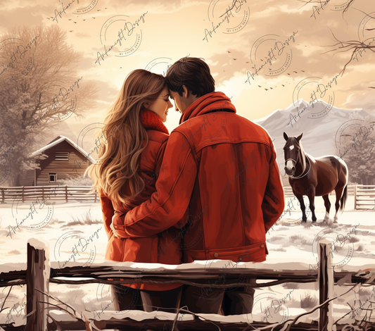 Christmas Ranch couple - 02