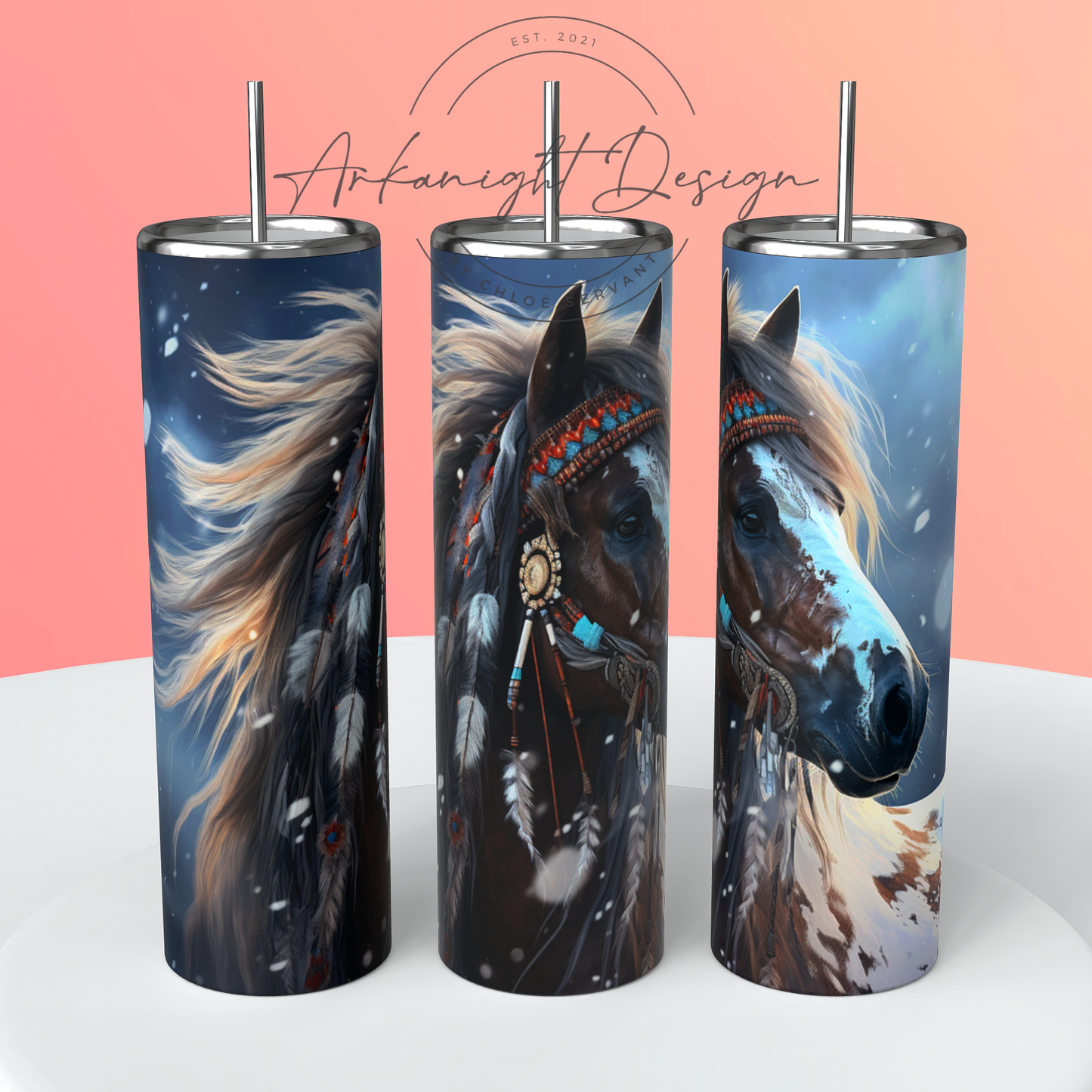 Boho Mustang horse - 01