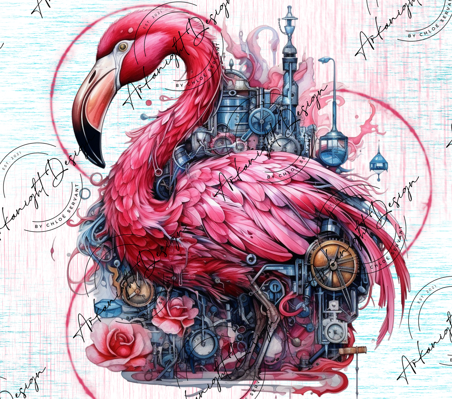 Steampunk Flamingo