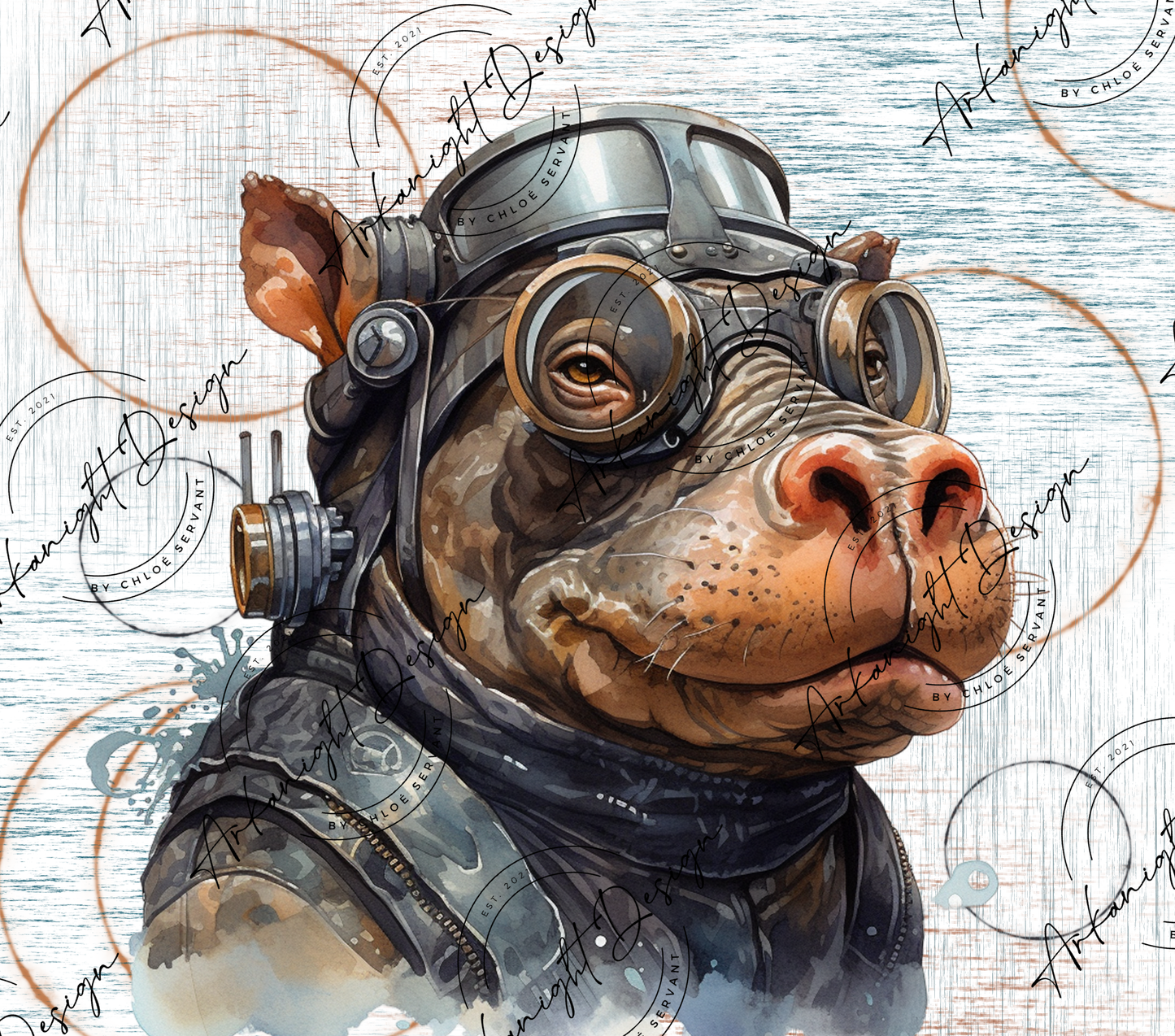 Steampunk Hippo