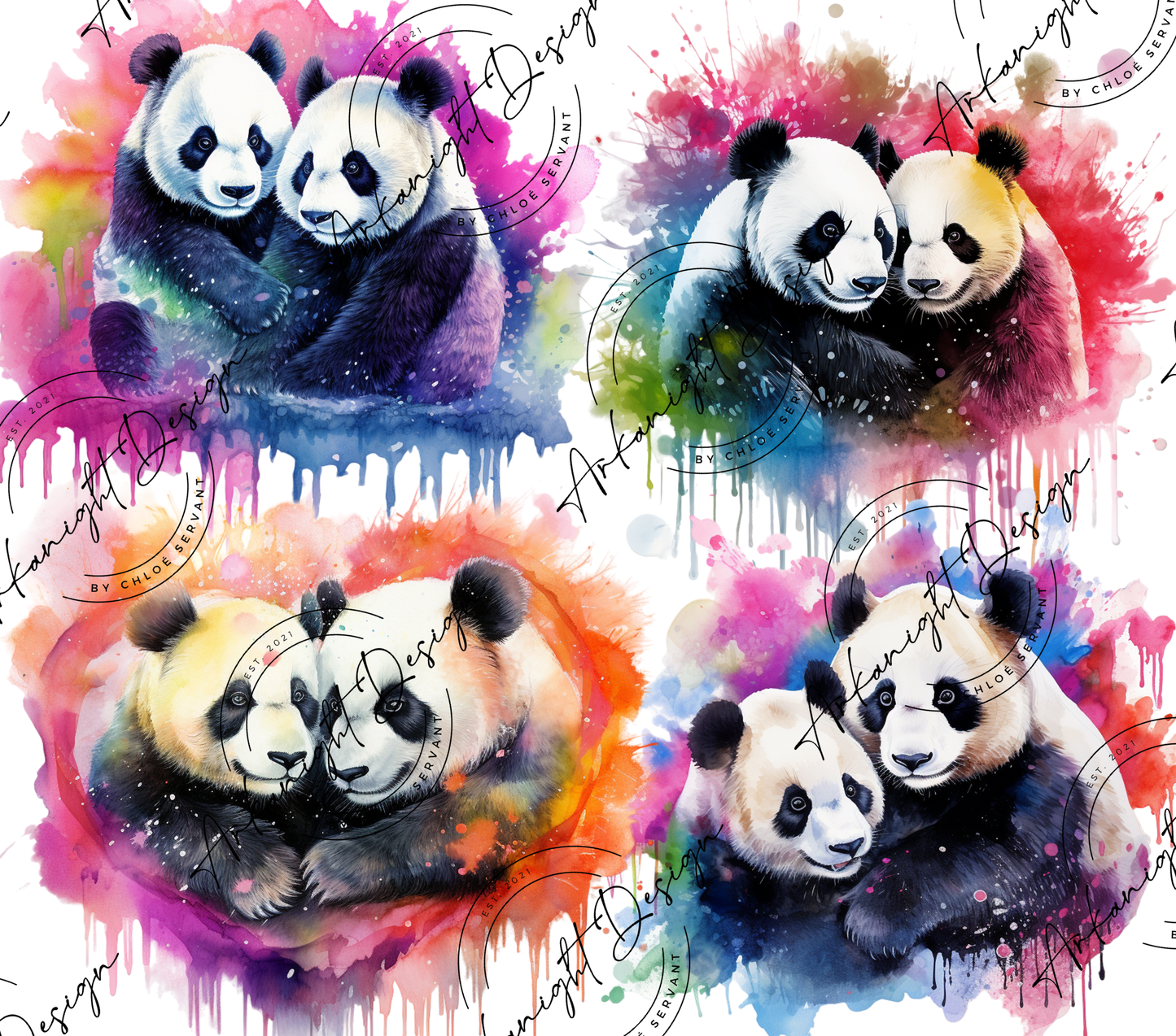 Watercolor Panda