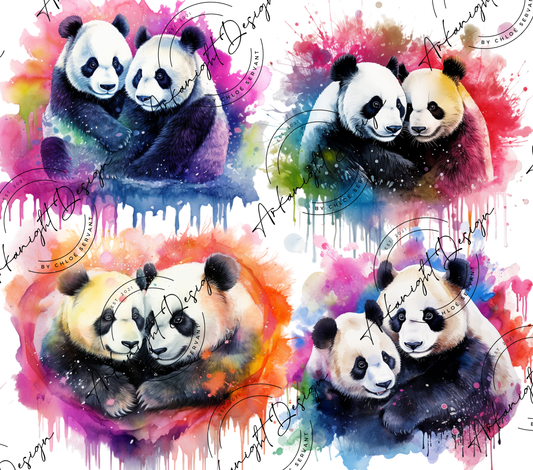 Watercolor Panda