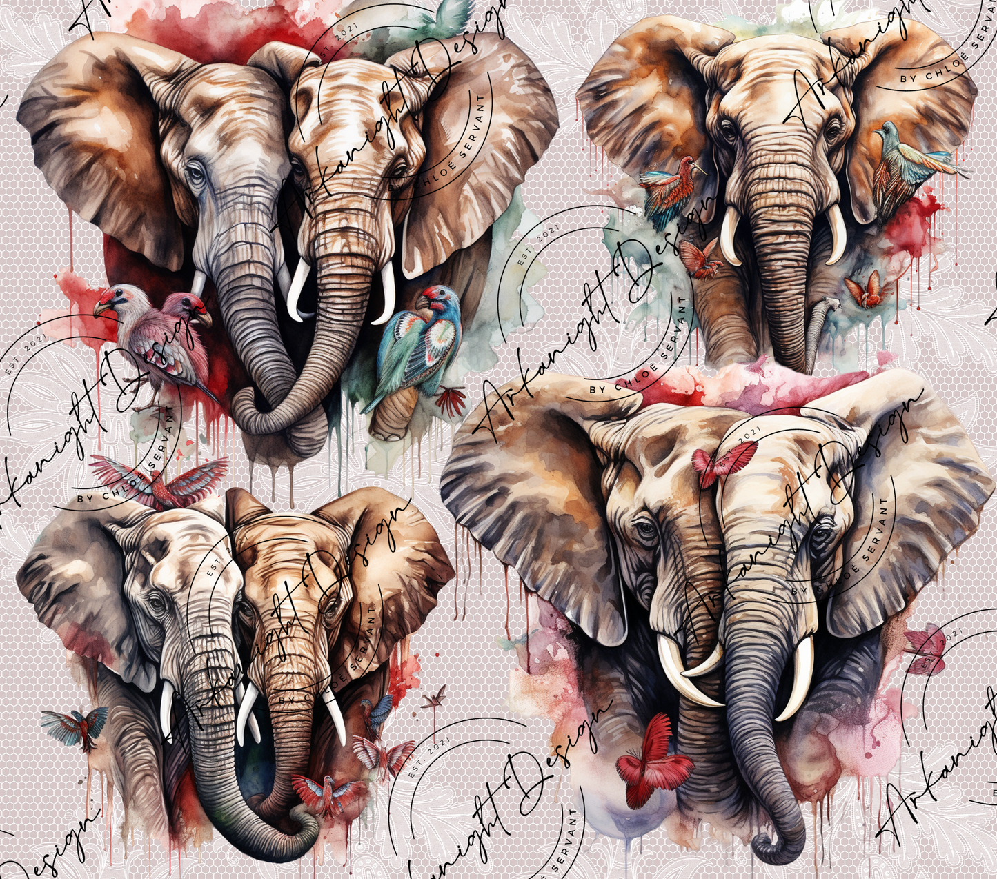 Watercolor Elephant