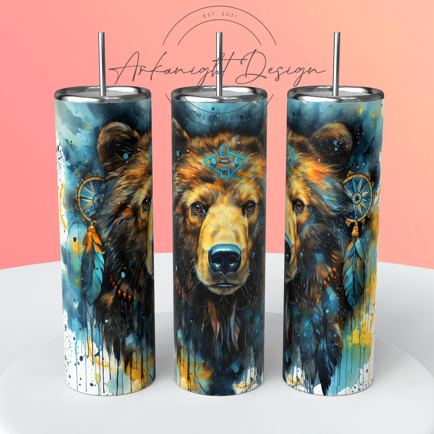 Gourde - Boho Bear