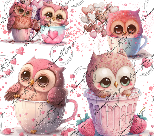 Impression - Valentine Owls