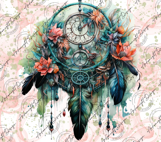 Impression - Watercolor Boho Dreamcatcher