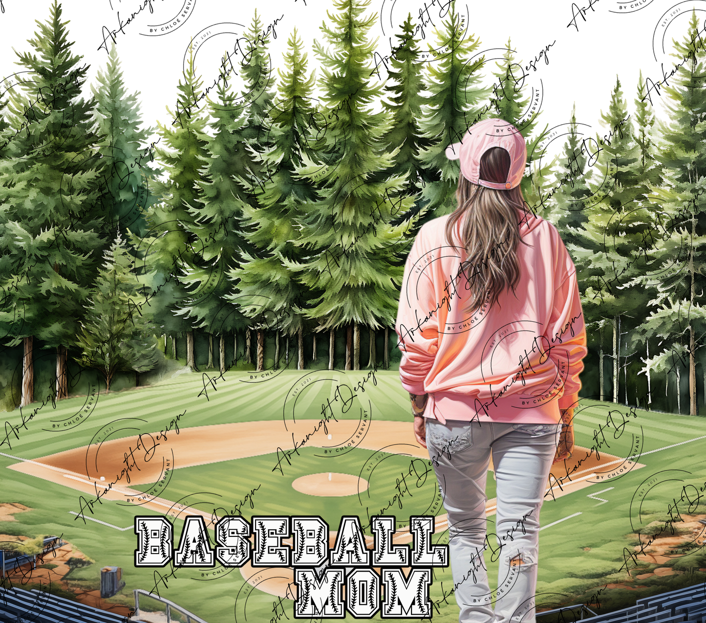 Impression - Baseball Mom - Brune